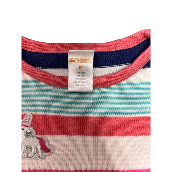 Gymboree Multi Colored Striped Sweater Dress 5T - Picture 5 of 7